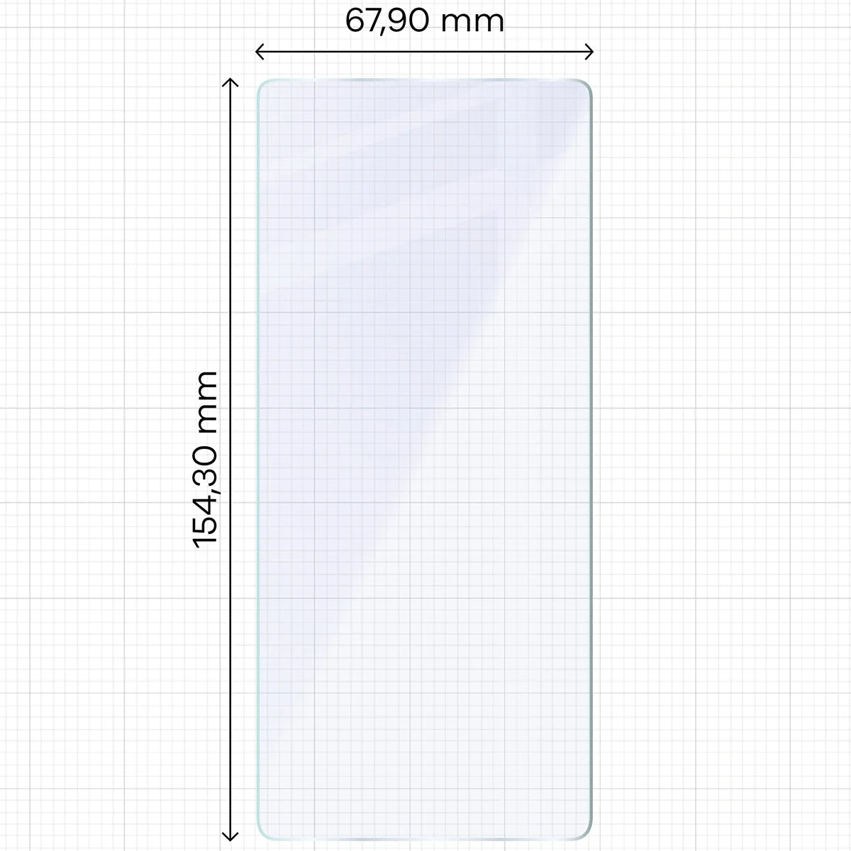 Flexibles Hybridglas für Infinix Note 50 Pro 4G, Bizon Hybrid Mule