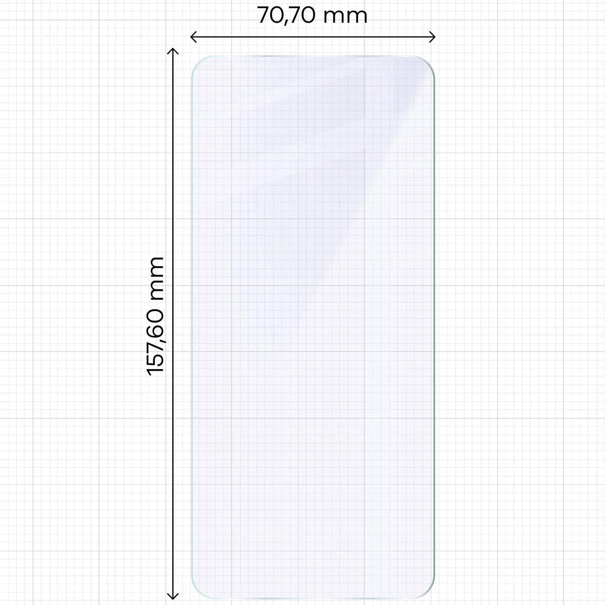 Flexibles Hybridglas für Nothing CMF Phone 2 Pro, Bizon Hybrid Mule
