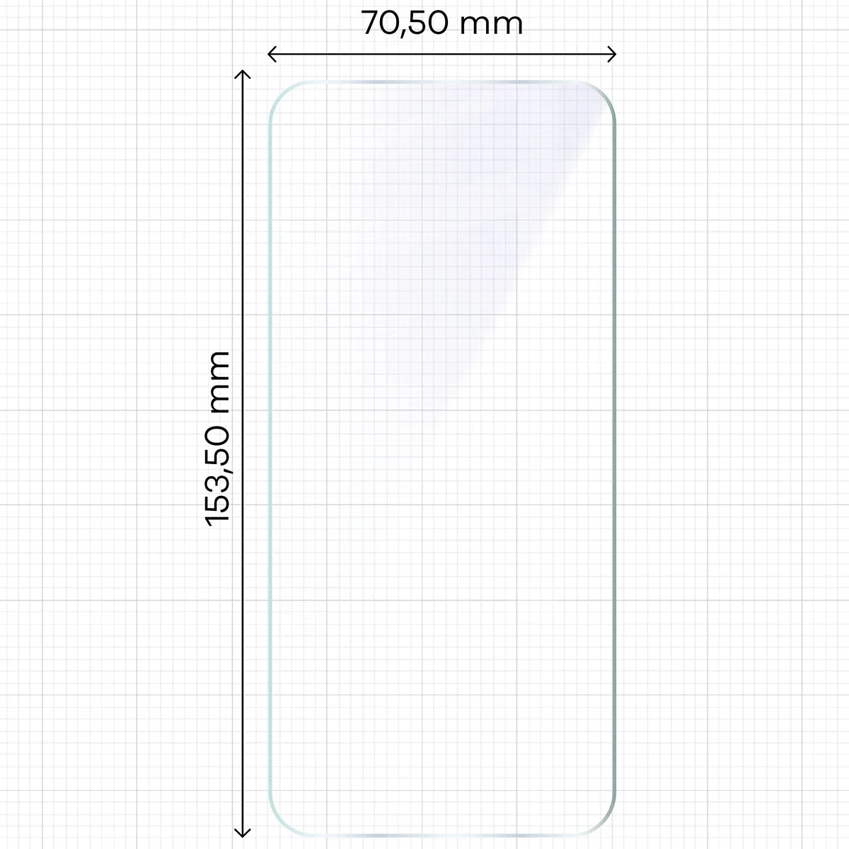 Flexibles Hybridglas für Oppo A6 Pro 5G, Bizon Hybrid Mule