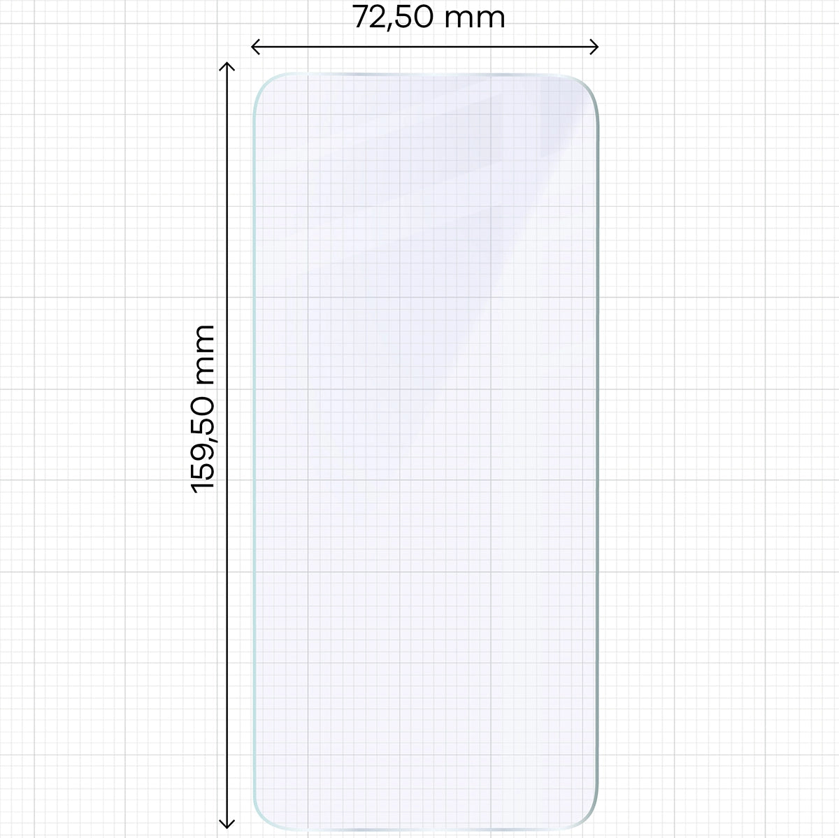 Flexibles Hybridglas für Galaxy A26 5G, Bizon Hybrid Mule