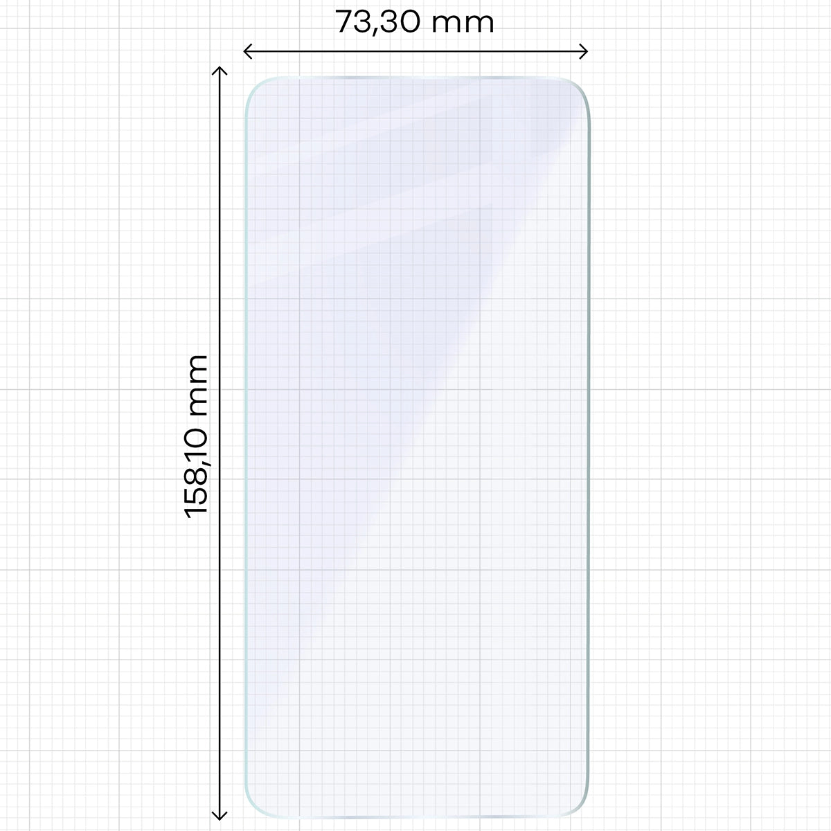 Flexibles Hybridglas für Galaxy A56 5G, Bizon Hybrid Mule