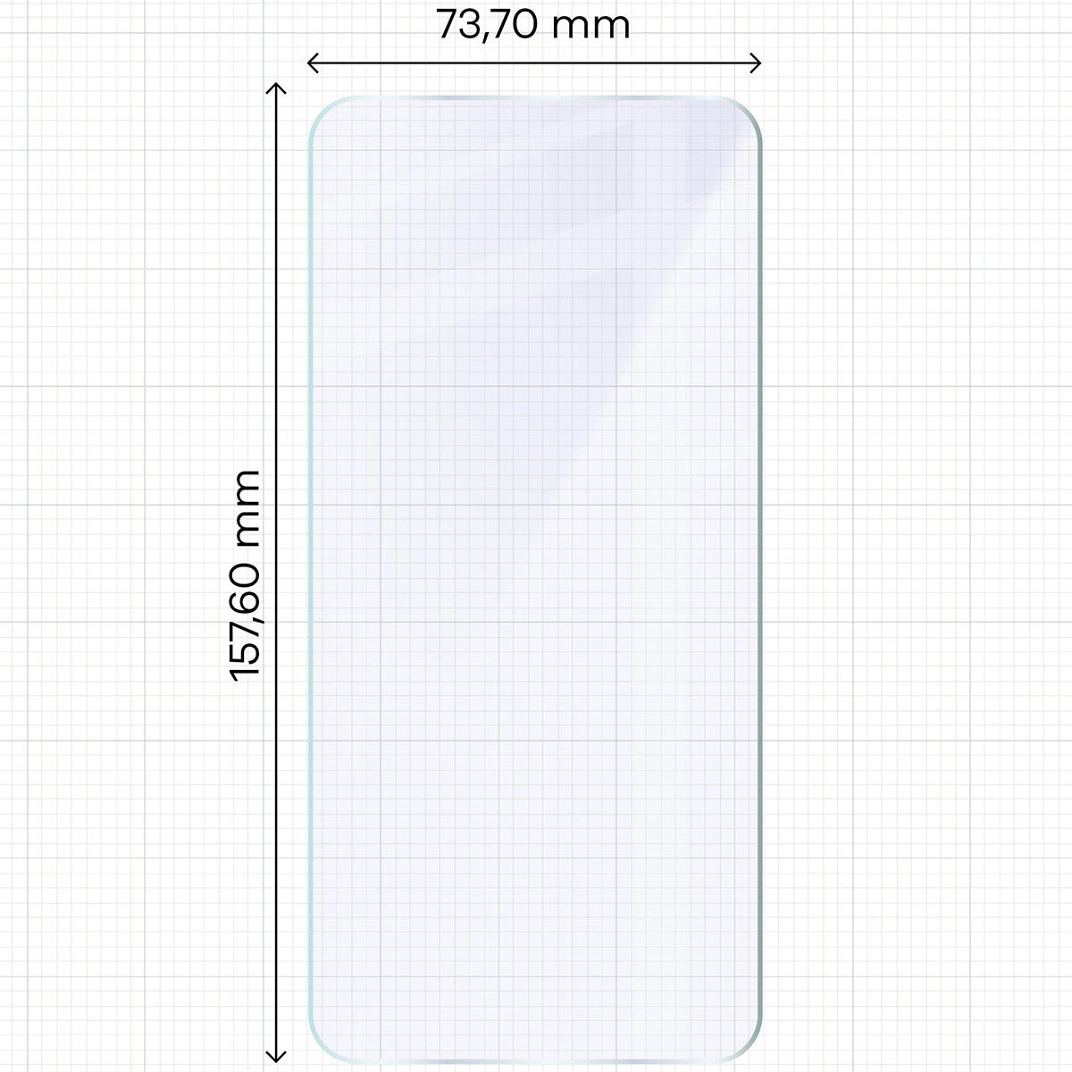 Flexibles Hybridglas für Galaxy M35 5G / A35 5G / A55 5G, Bizon Hybrid Mule