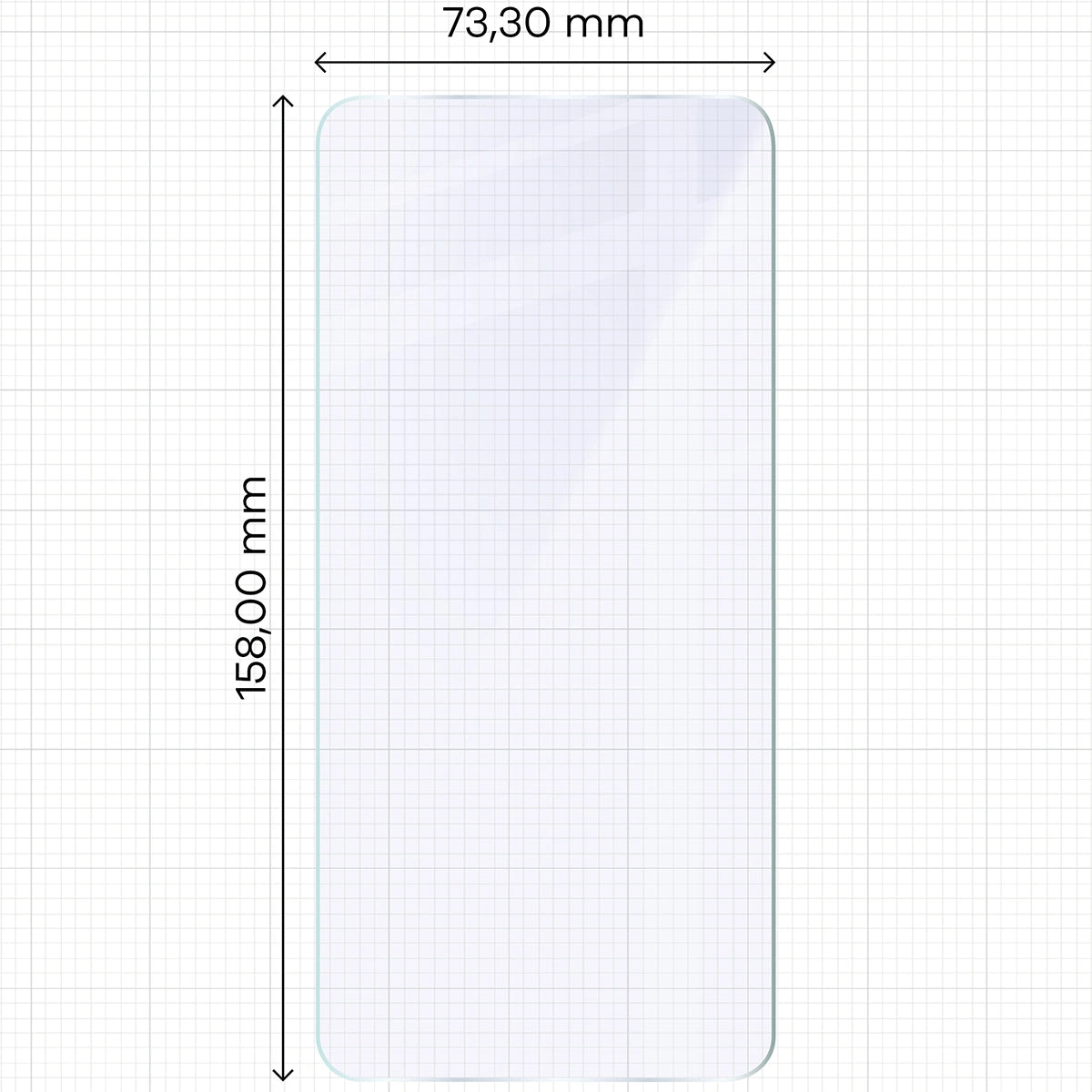 Flexibles Hybridglas für Galaxy S25 FE, Bizon Hybrid Mule