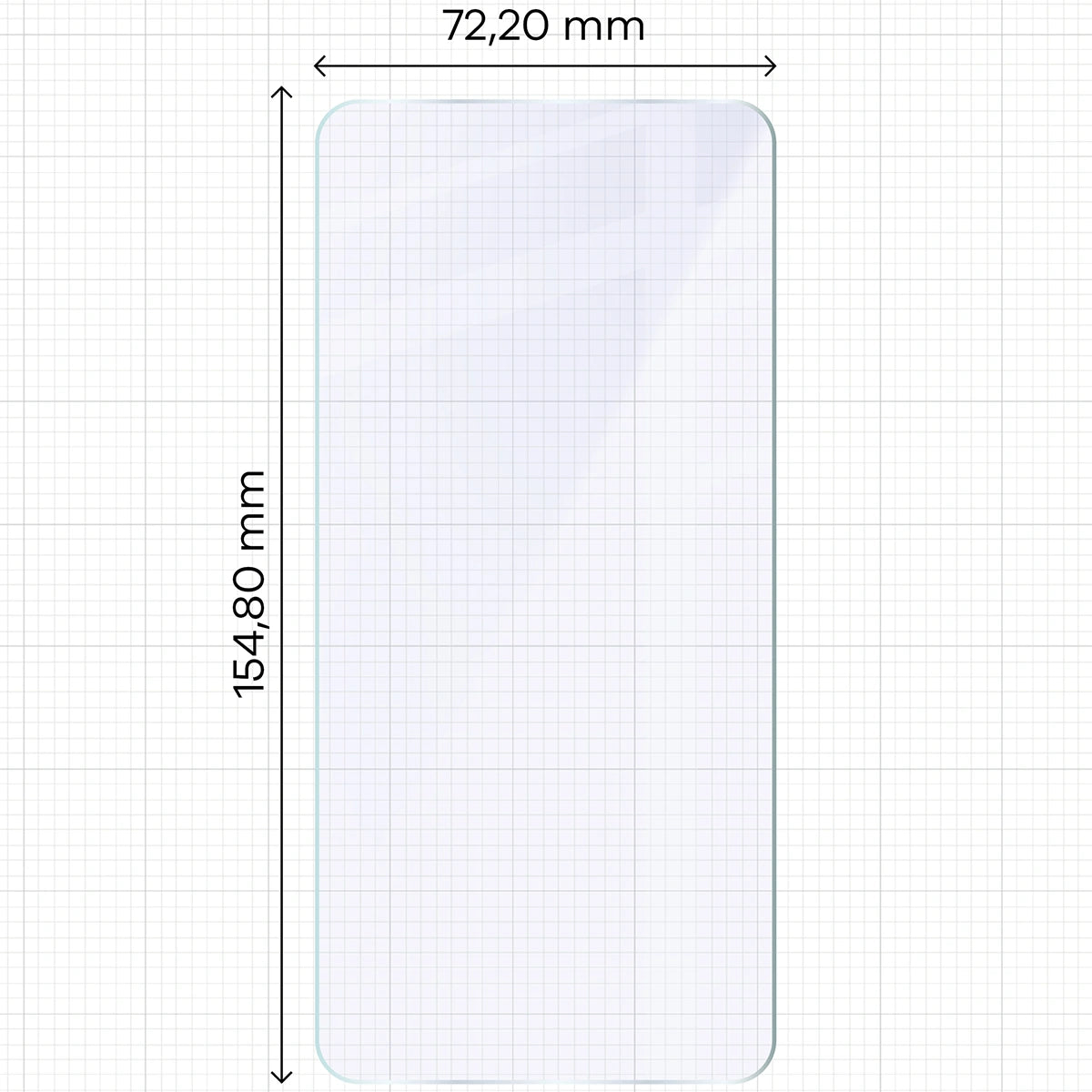 Flexibles Hybridglas für Galaxy S26 Plus, Bizon Hybrid Mule