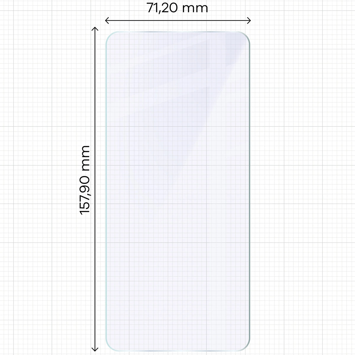 Flexibles Hybridglas für Vivo V50 Lite 4G/5G, Bizon Hybrid Mule