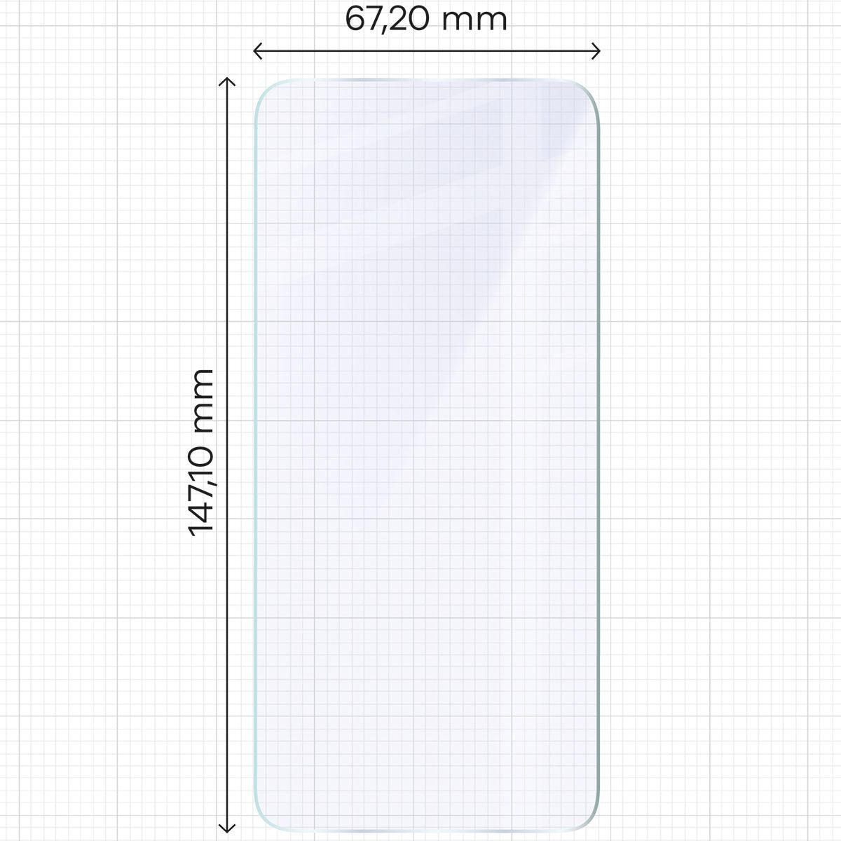 Flexibles Hybridglas für Xiaomi 15, Bizon Hybrid Mule