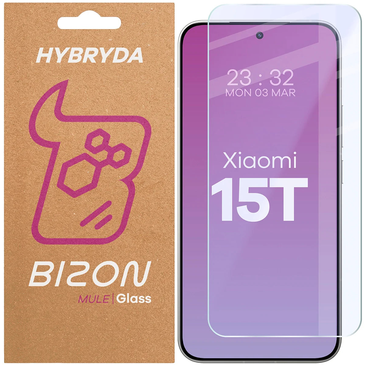 Flexibles Hybridglas für Xiaomi 15T, Bizon Hybrid Mule