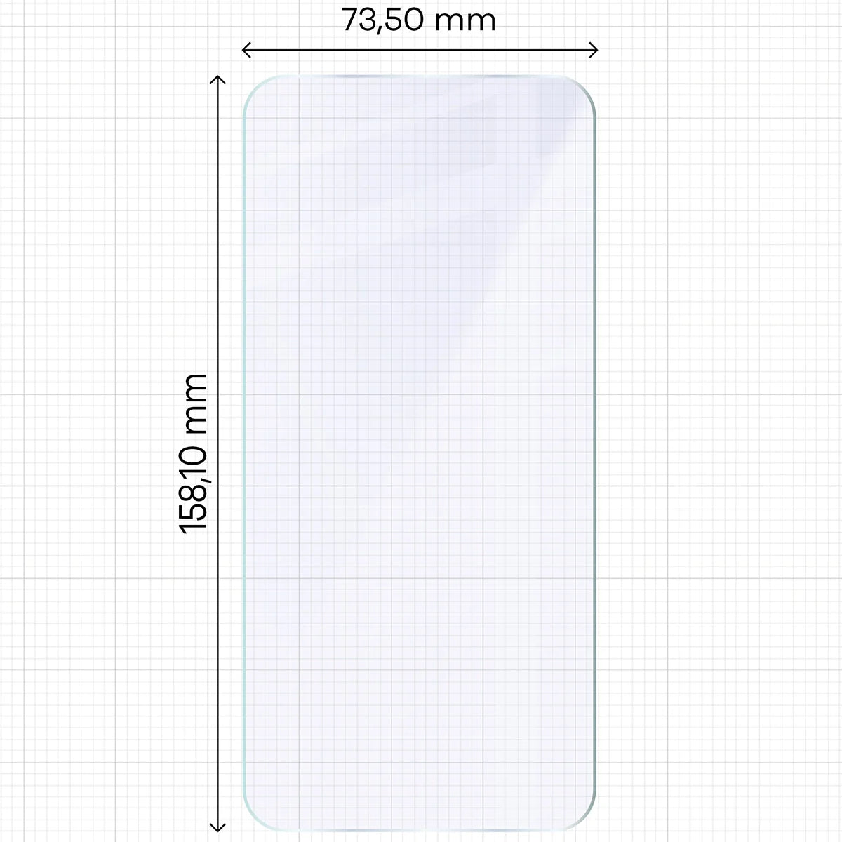 Flexibles Hybridglas für Xiaomi 15T, Bizon Hybrid Mule