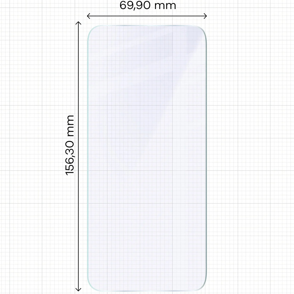 Flexibles Hybridglas für Honor 400 Lite, Bizon Hybrid Mule Duo, 2 Stück