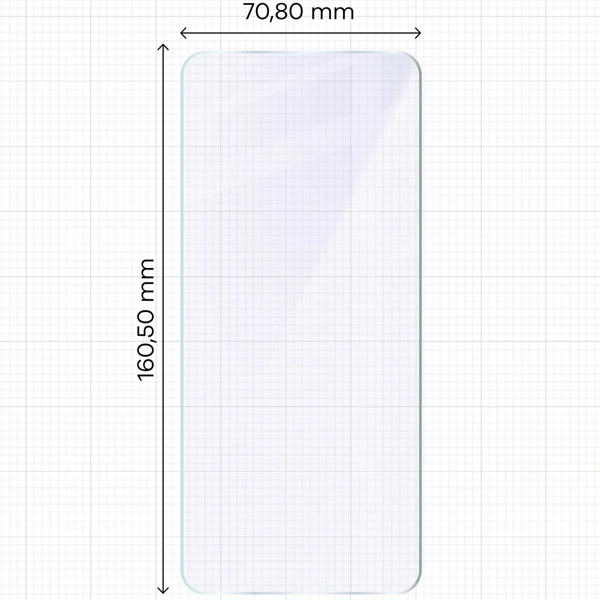Flexibles Hybridglas für Honor 400 Smart, Bizon Hybrid Mule Duo, 2 Stück