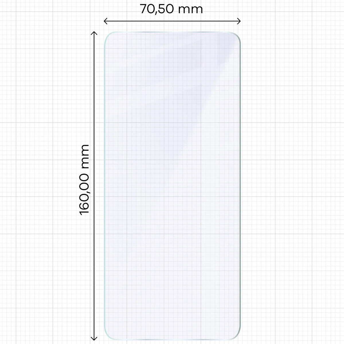 Flexibles Hybridglas für Motorola Moto G15 / G15 Power / E15, Bizon Hybrid Mule Duo, 2 Stück
