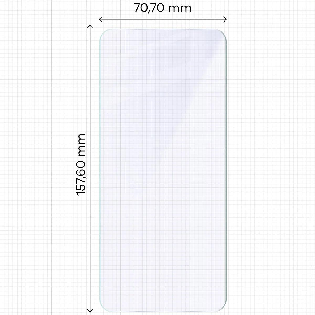 Flexibles Hybridglas für Nothing CMF Phone 2 Pro, Bizon Hybrid Mule Duo, 2 Stück