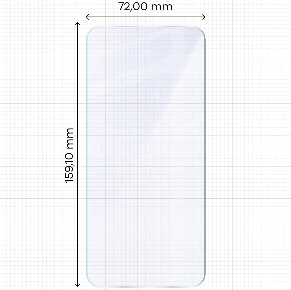 Flexibles Hybridglas für OnePlus 15R, Bizon Hybrid Mule Duo, 2 Stück