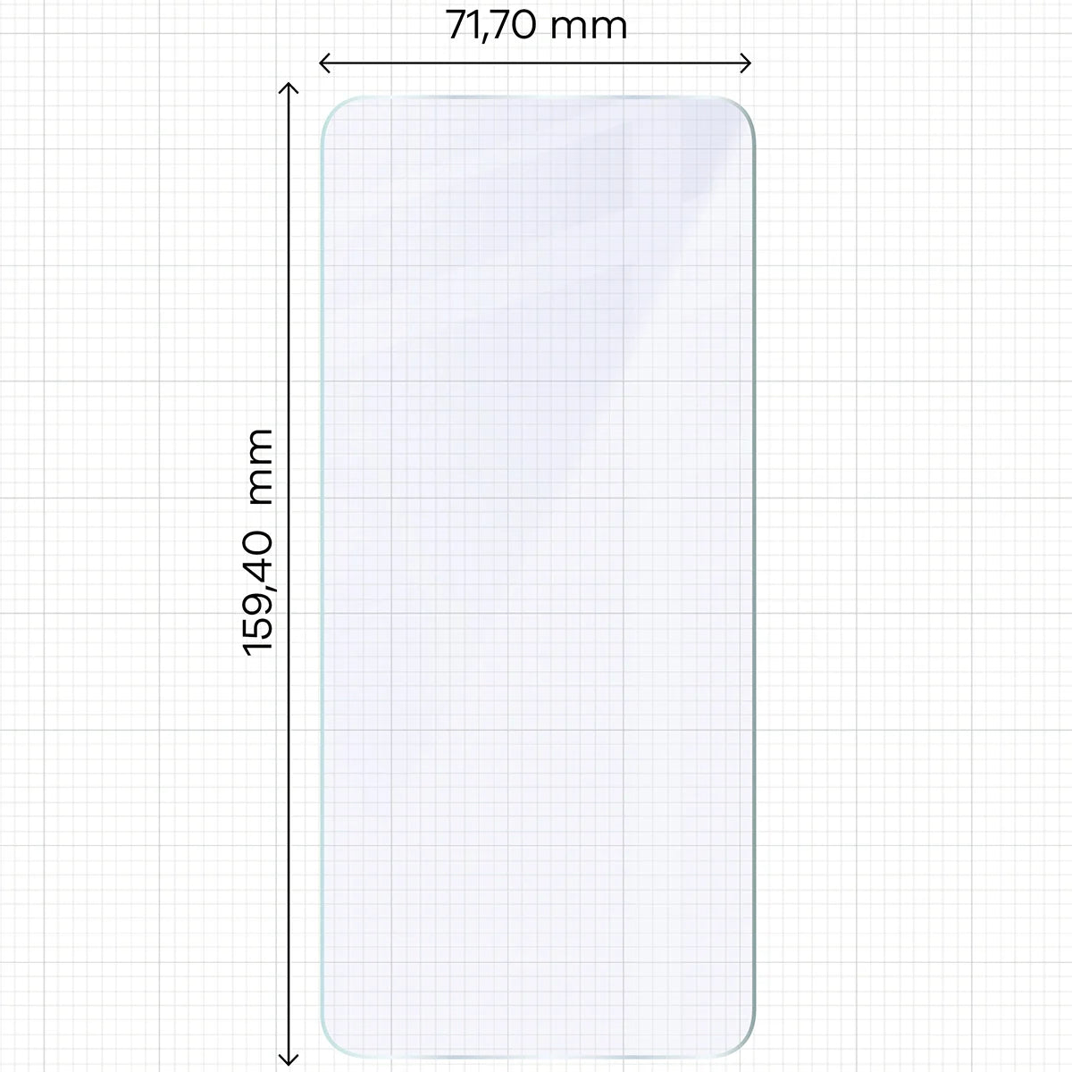Flexibles Hybridglas für Oppo A5 Pro 5G, Bizon Hybrid Mule Duo, 2 Stück