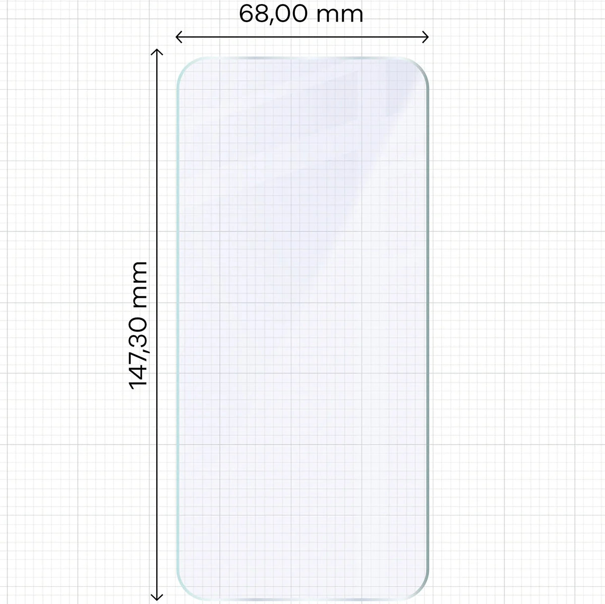 Flexibles Hybridglas für Oppo Reno 15 Pro, Bizon Hybrid Mule Duo, 2 Stück