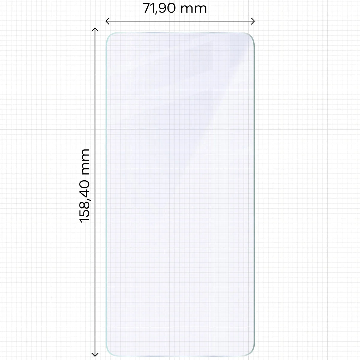 Flexibles Hybridglas für Realme GT 7, Bizon Hybrid Mule Duo, 2 Stück