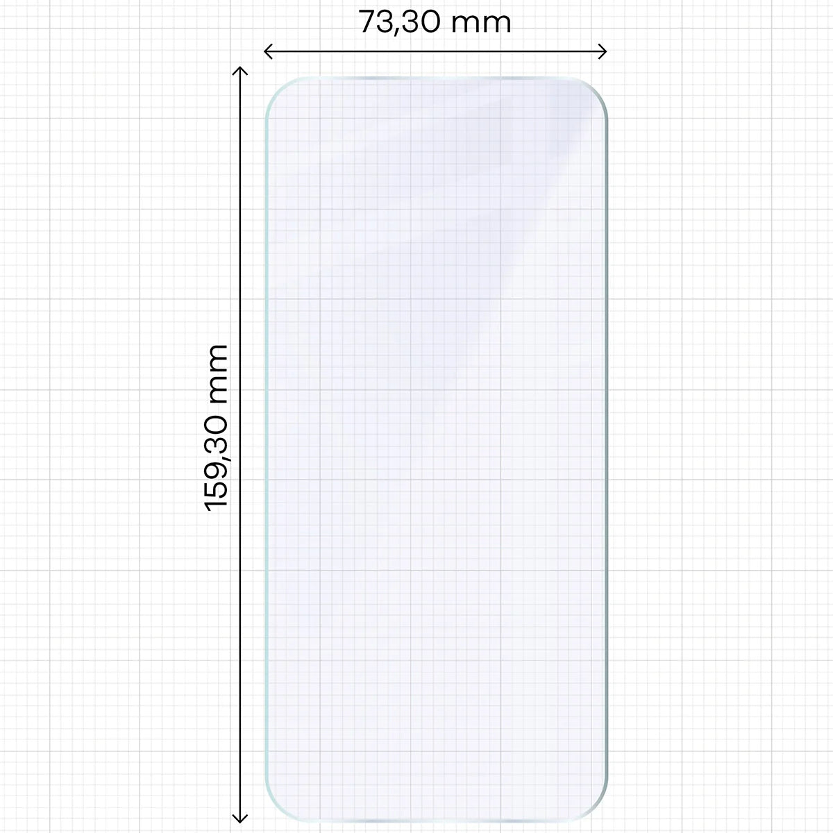 Flexibles Hybridglas für Realme GT 8 Pro, Bizon Hybrid Mule Duo, 2 Stück