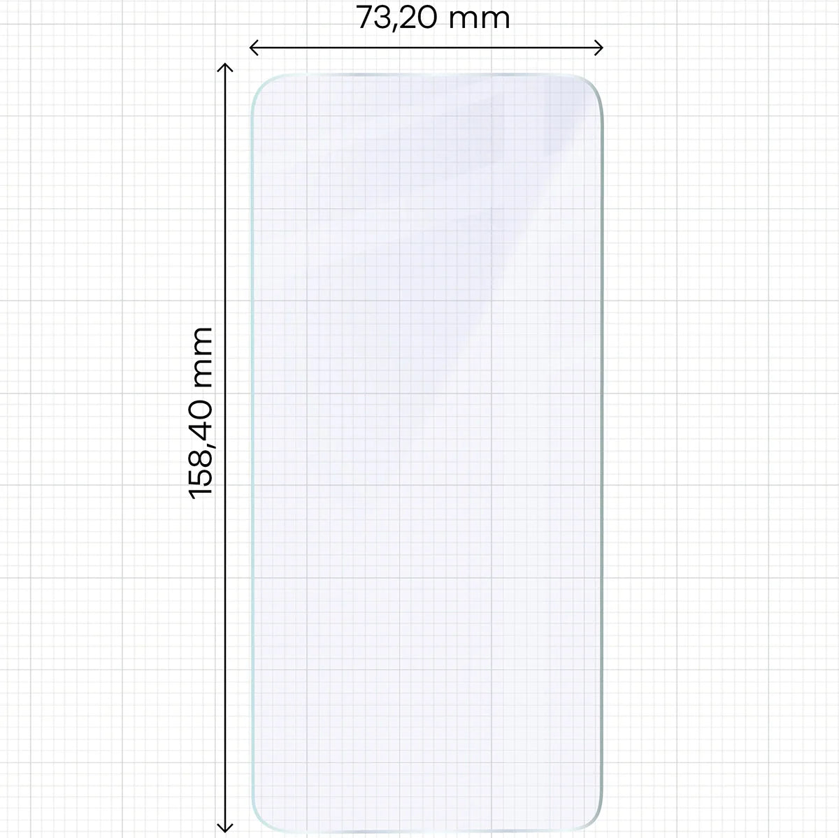 Flexibles Hybridglas für Galaxy A36 5G, Bizon Hybrid Mule Duo, 2 Stück