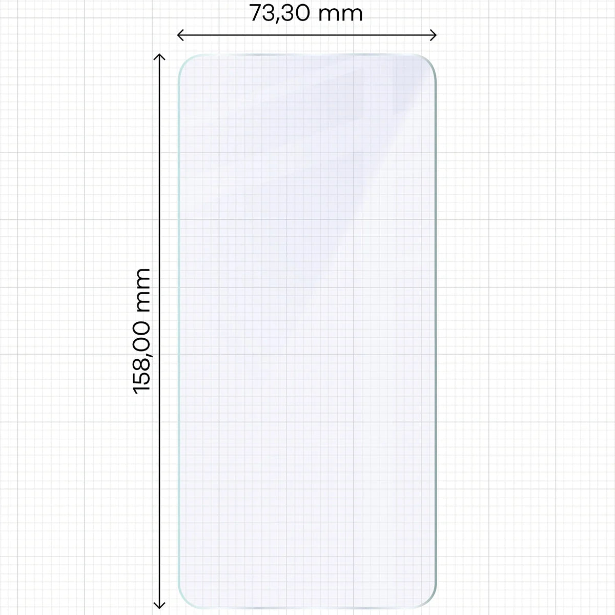 Flexibles Hybridglas für Galaxy S25 FE, Bizon Hybrid Mule Duo, 2 Stück