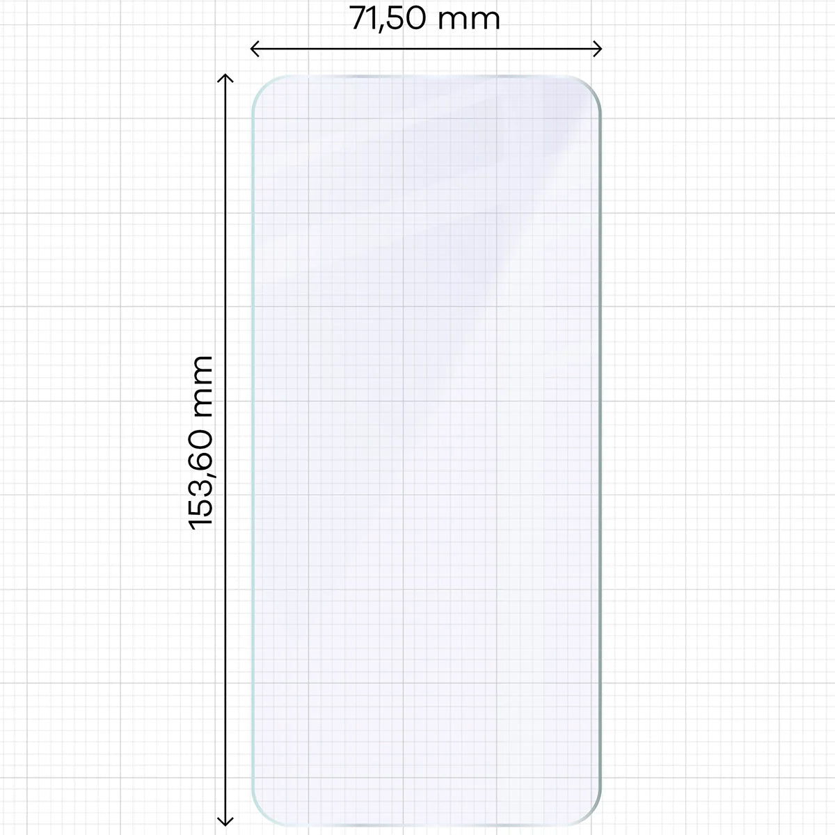 Flexibles Hybridglas für Galaxy S25 Plus, Bizon Hybrid Mule Duo, 2 Stück