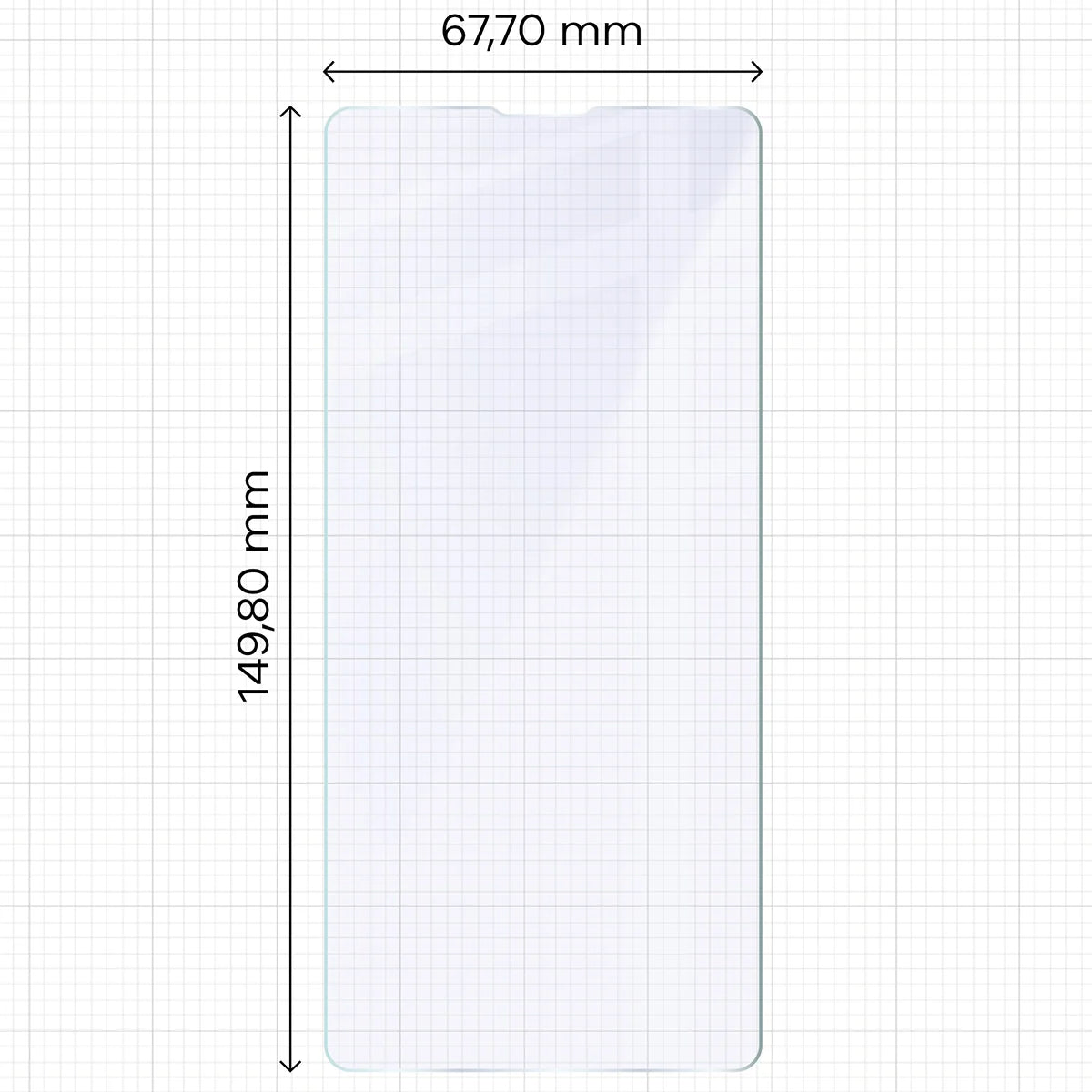 Flexibles Hybridglas für Sony Xperia 10 VII, Bizon Hybrid Mule Duo, 2 Stück