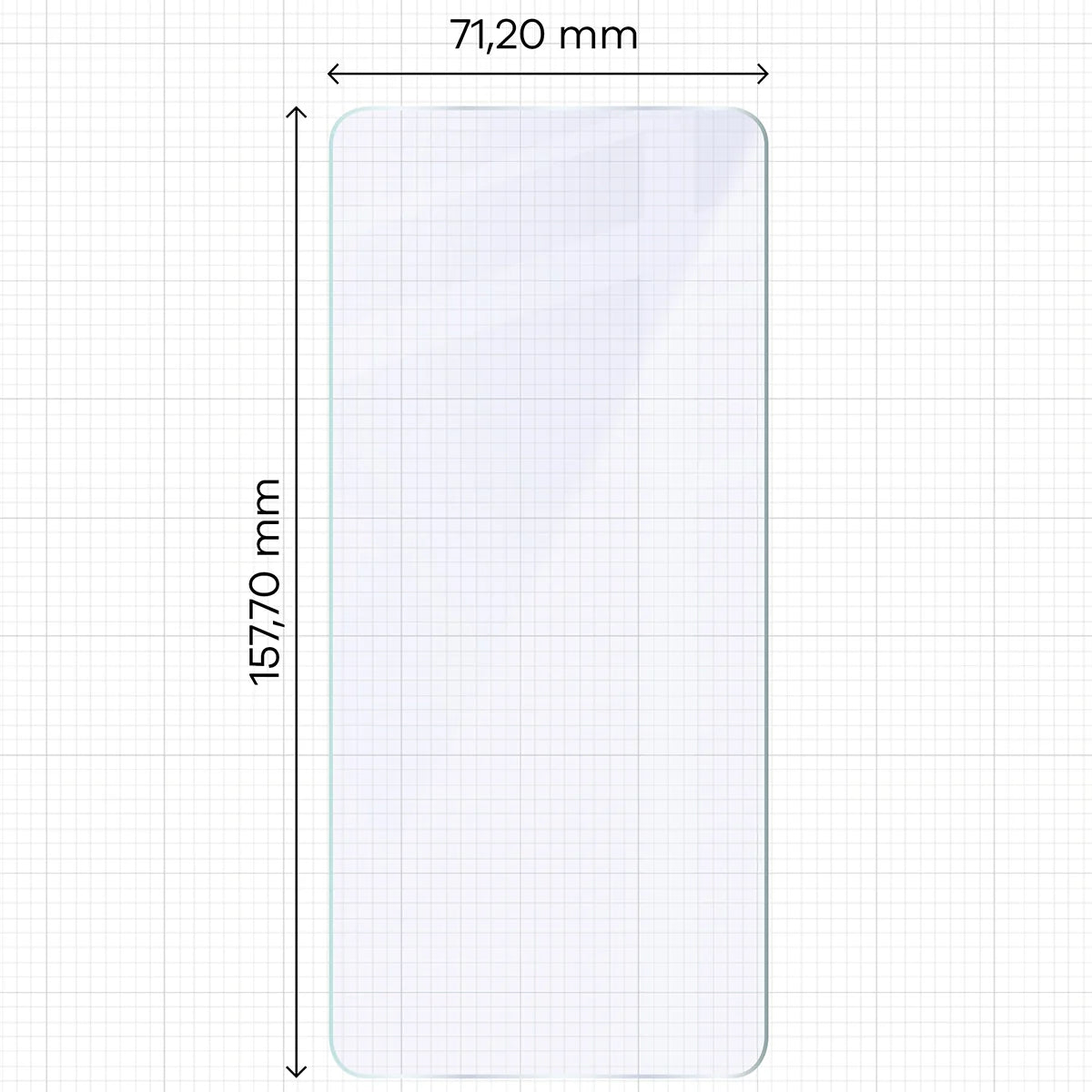 Flexibles Hybridglas für Vivo V60 Lite 5G, Bizon Hybrid Mule Duo, 2 Stück