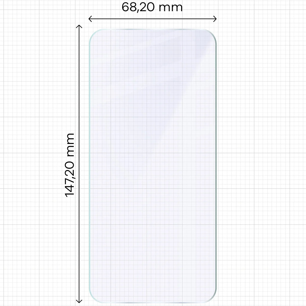 Flexibles Hybridglas für Vivo X300, Bizon Hybrid Mule Duo, 2 Stück
