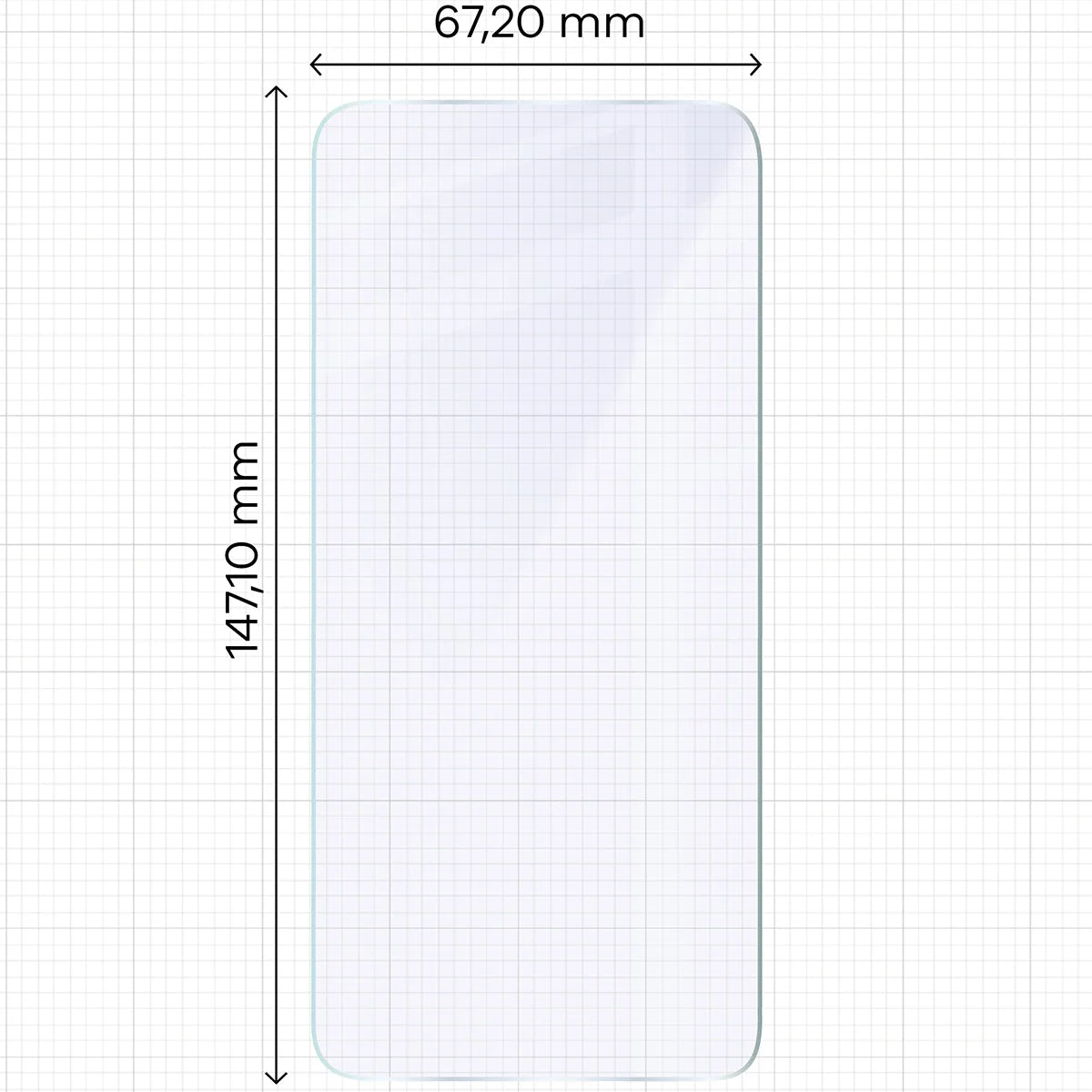 Flexibles Hybridglas für Xiaomi 15, Bizon Hybrid Mule Duo, 2 Stück