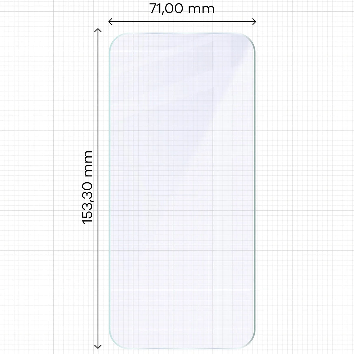 Flexibles Hybridglas für Xiaomi POCO F8 Pro, Bizon Hybrid Mule Duo, 2 Stück