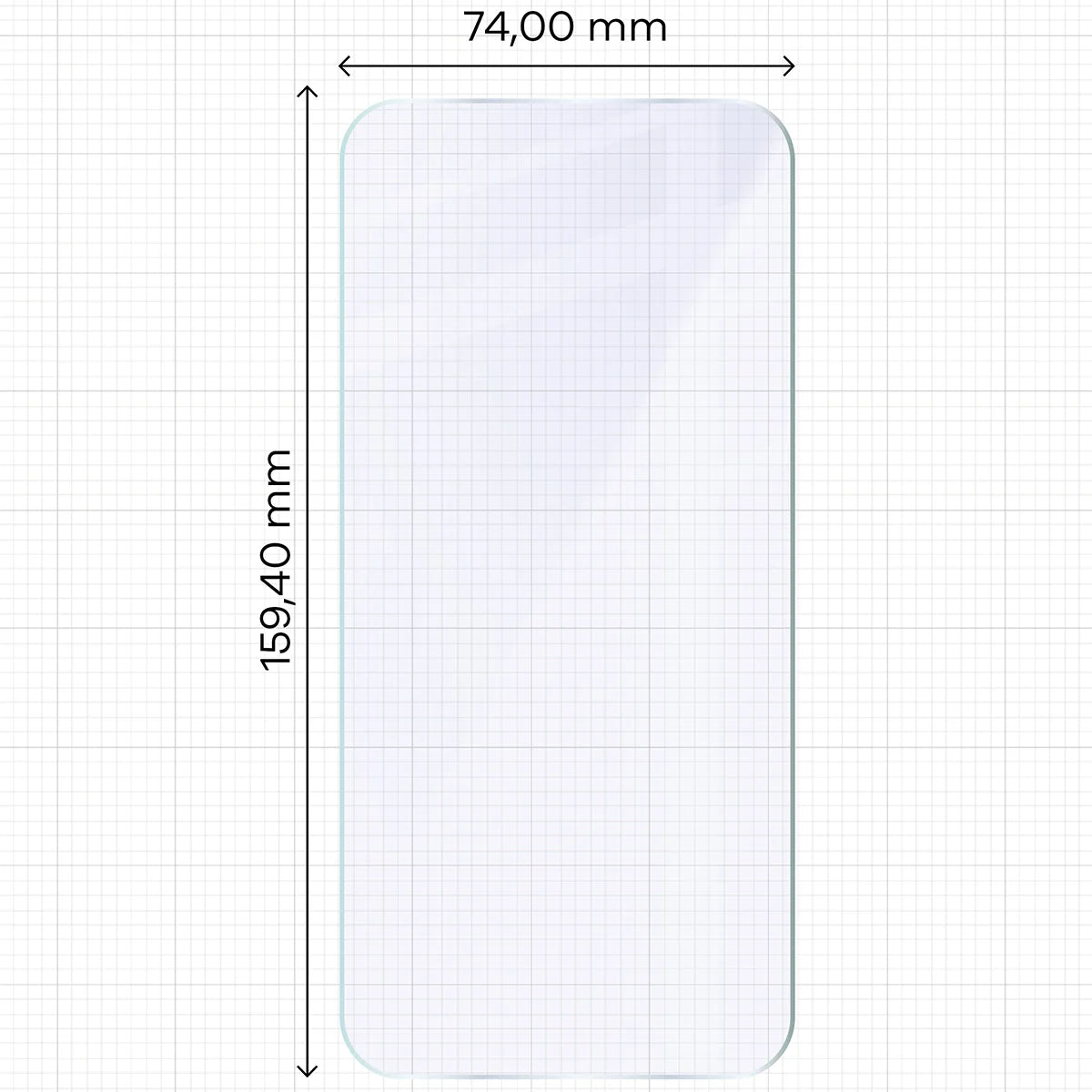 Flexibles Hybridglas für Xiaomi POCO F8 Ultra, Bizon Hybrid Mule Duo, 2 Stück