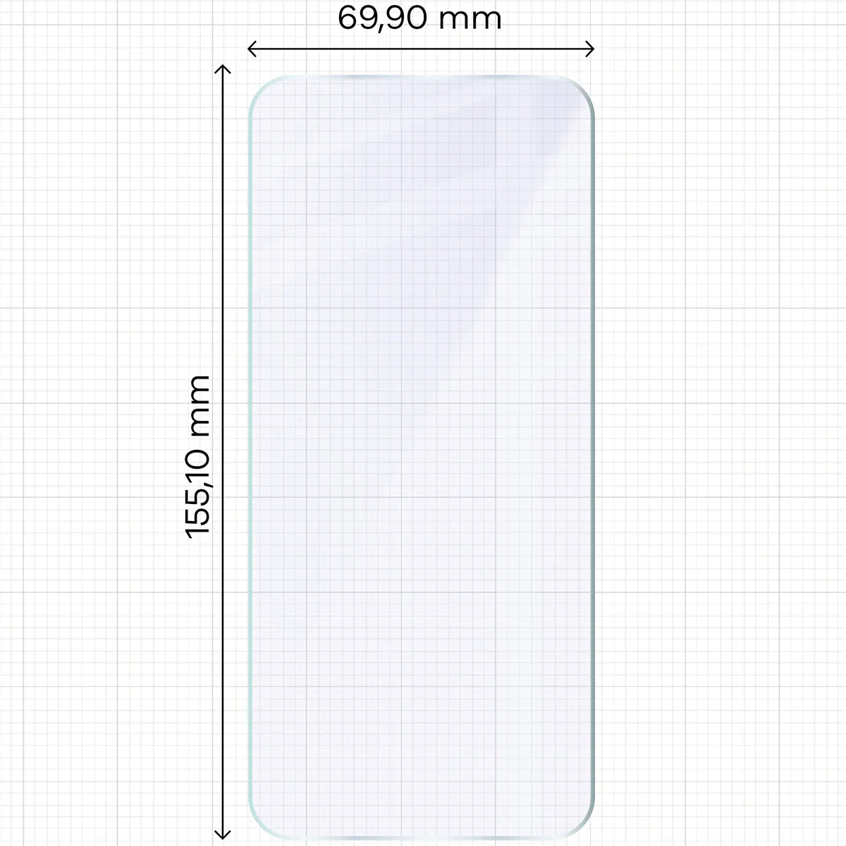 Flexibles Hybridglas für Xiaomi POCO M8 Pro 5G, Bizon Hybrid Mule Duo, 2 Stück