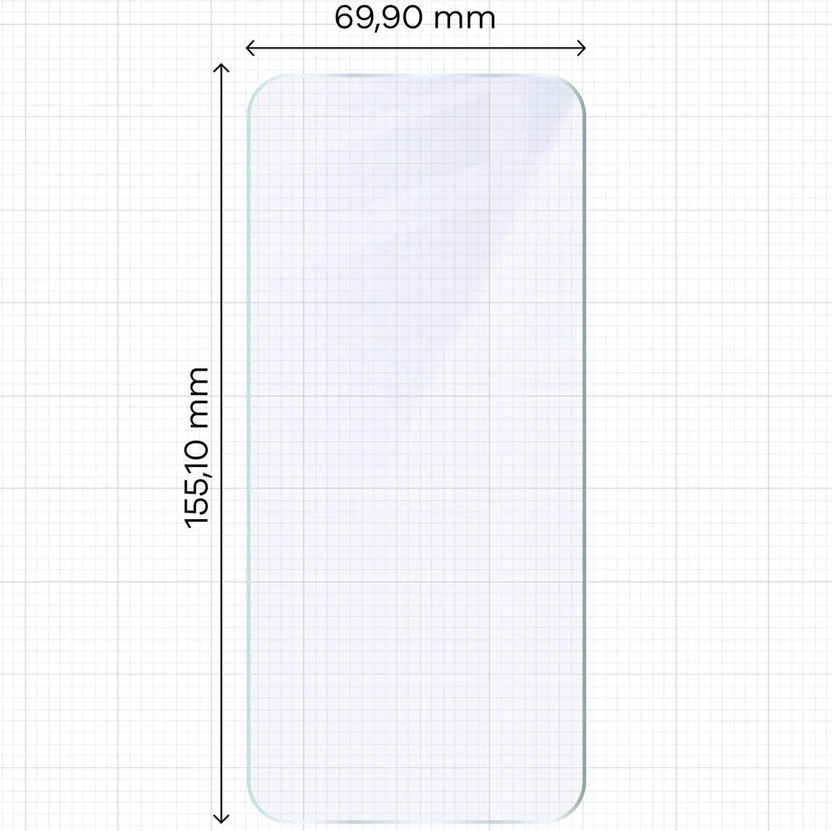 Flexibles Hybridglas für Xiaomi Redmi Note 15 Pro Plus 5G, Bizon Hybrid Mule Duo, 2 Stück