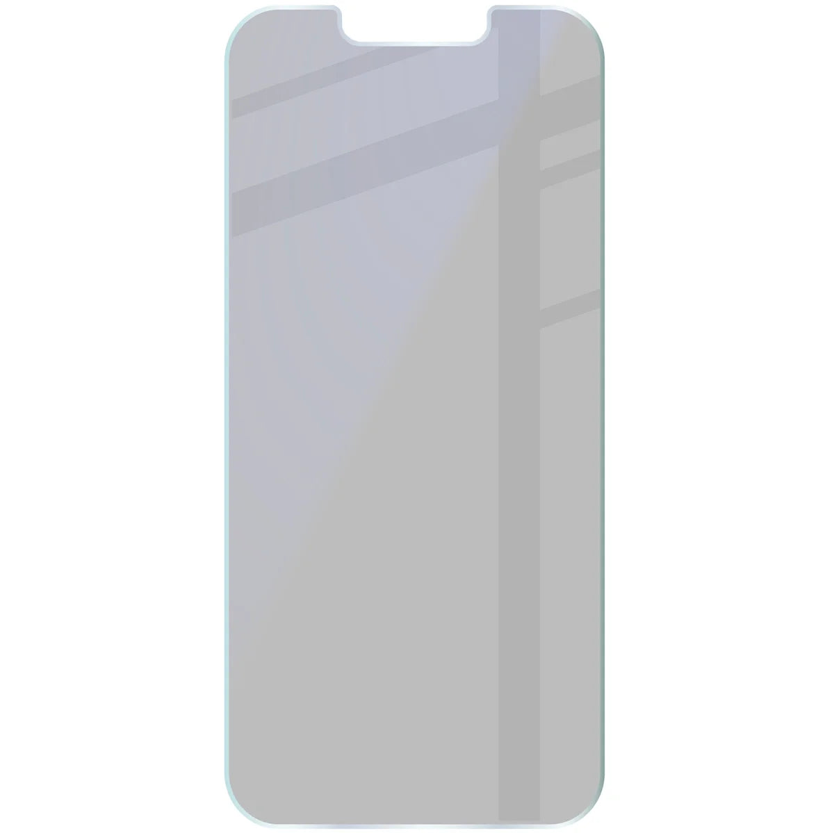 Hybridglas mit Privatschutzfilter für iPhone 14, Bizon Hybrid Shadow, Matt