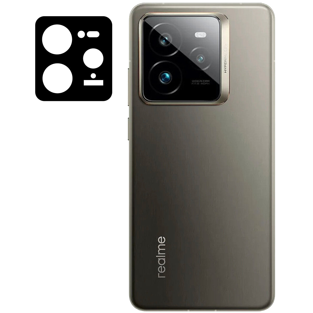 Gehärtetes Glas für die Kamera für Realme GT 7 Pro, Bizon Glass Silk Lens, 2 Stück