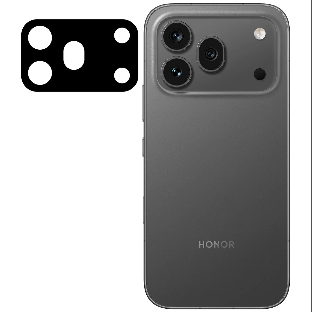 Gehärtetes Glas für die Kamera für Honor 600 Pro 5G, Bizon Glass Lens, 2 Stück