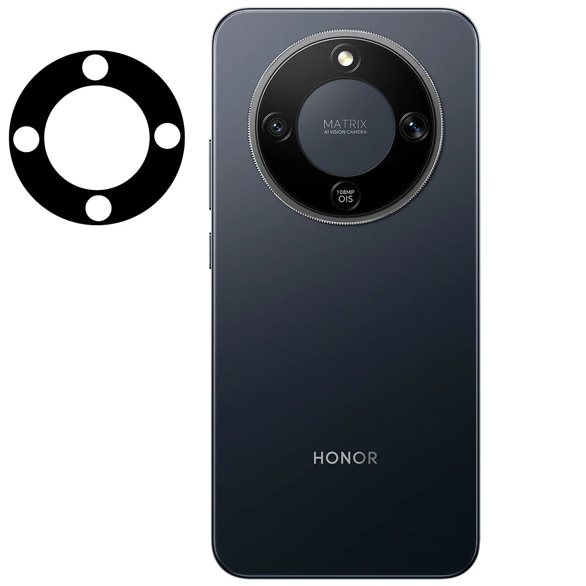 Gehärtetes Glas für die Kamera für Honor Magic8 Lite, Bizon Glass Lens, 2 Stück
