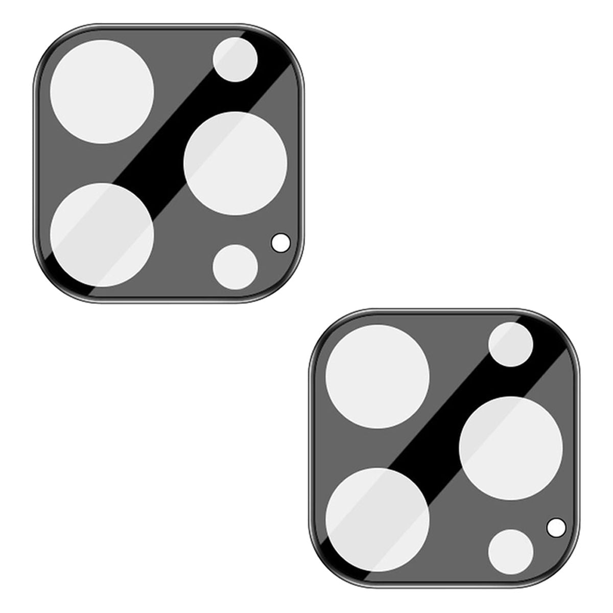 Gehärtetes Glas für die Kamera für iPhone 16 Pro / Pro Max, Bizon Glass Silk Lens, 2 Stück