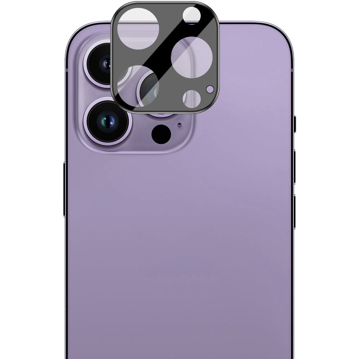 Gehärtetes Glas für die Kamera für iPhone 16 Pro / Pro Max, Bizon Glass Silk Lens, 2 Stück