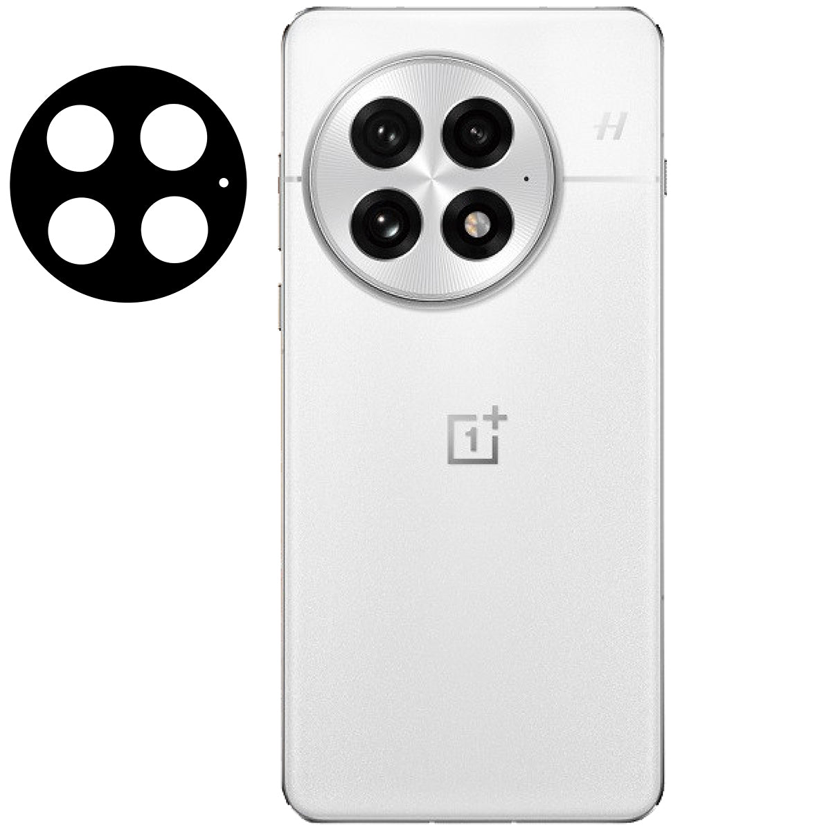 Gehärtetes Glas für die Kamera für OnePlus 13, Bizon Glass Silk Lens, 2 Stück