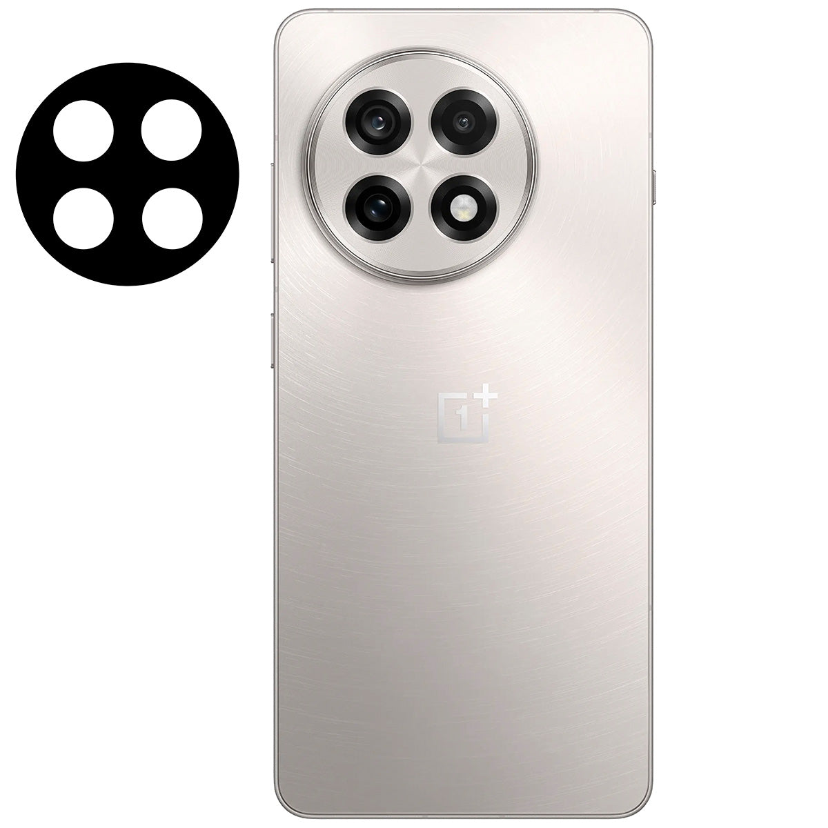 Gehärtetes Glas für die Kamera für OnePlus 13R, Bizon Glass Silk Lens, 2 Stück