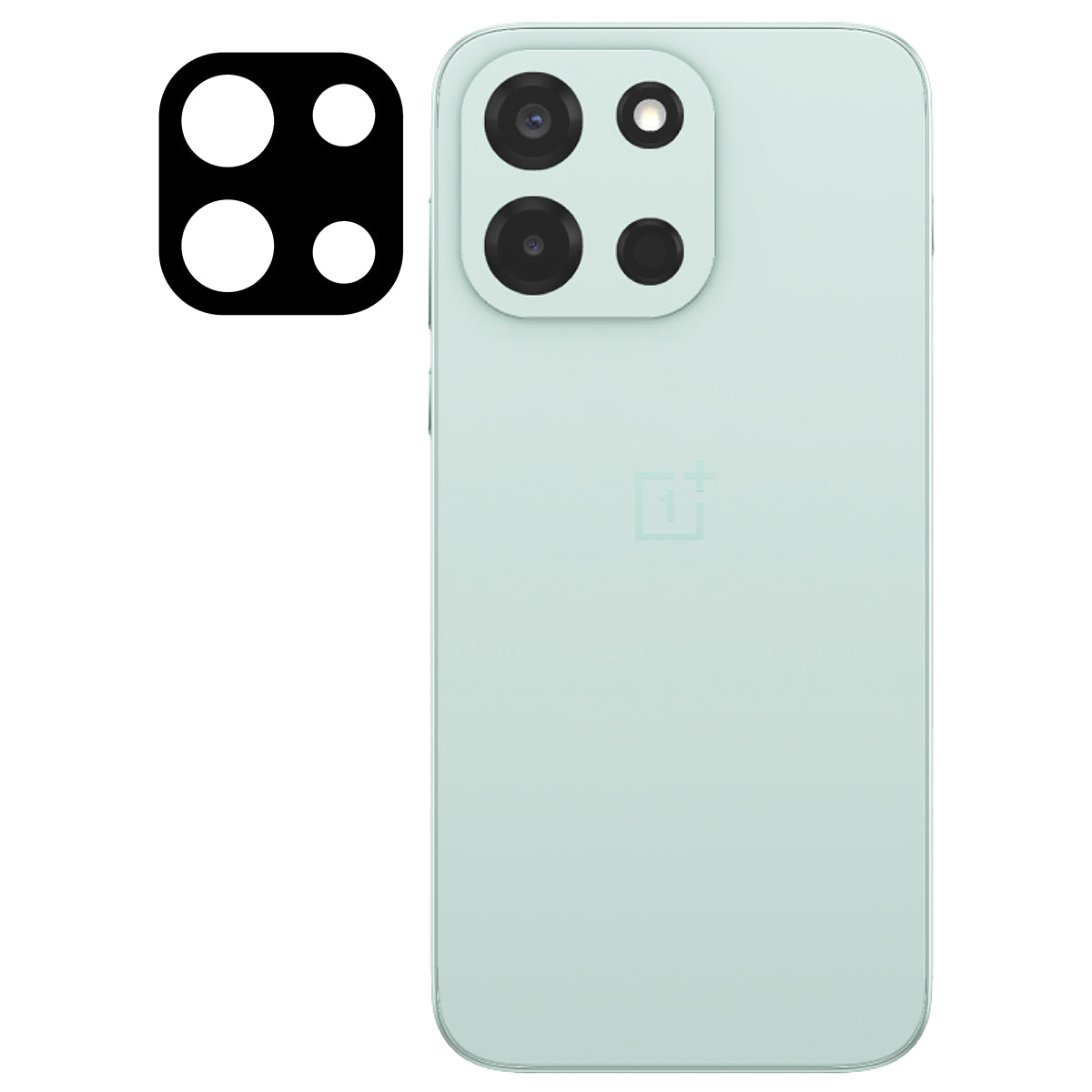 Gehärtetes Glas für die Kamera für OnePlus Nord 6, Bizon Glass Lens, 2 Stück