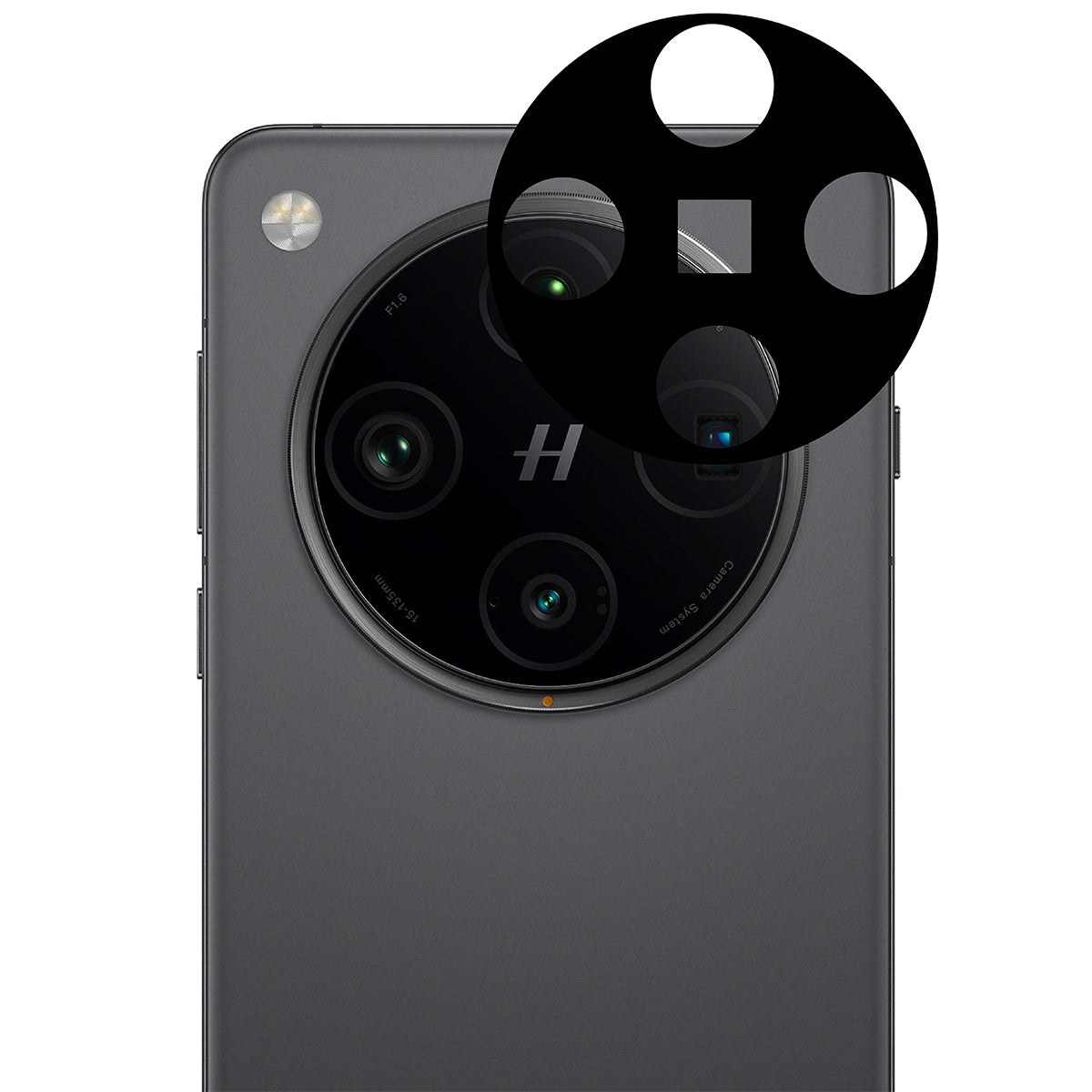 Gehärtetes Glas für die Kamera für Oppo Find X8 Pro, Bizon Glass Silk Lens, 2 Stück