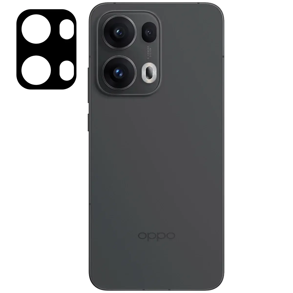 Gehärtetes Glas für die Kamera für Oppo Reno13 Pro, Bizon Glass Silk Lens, 2 Stück
