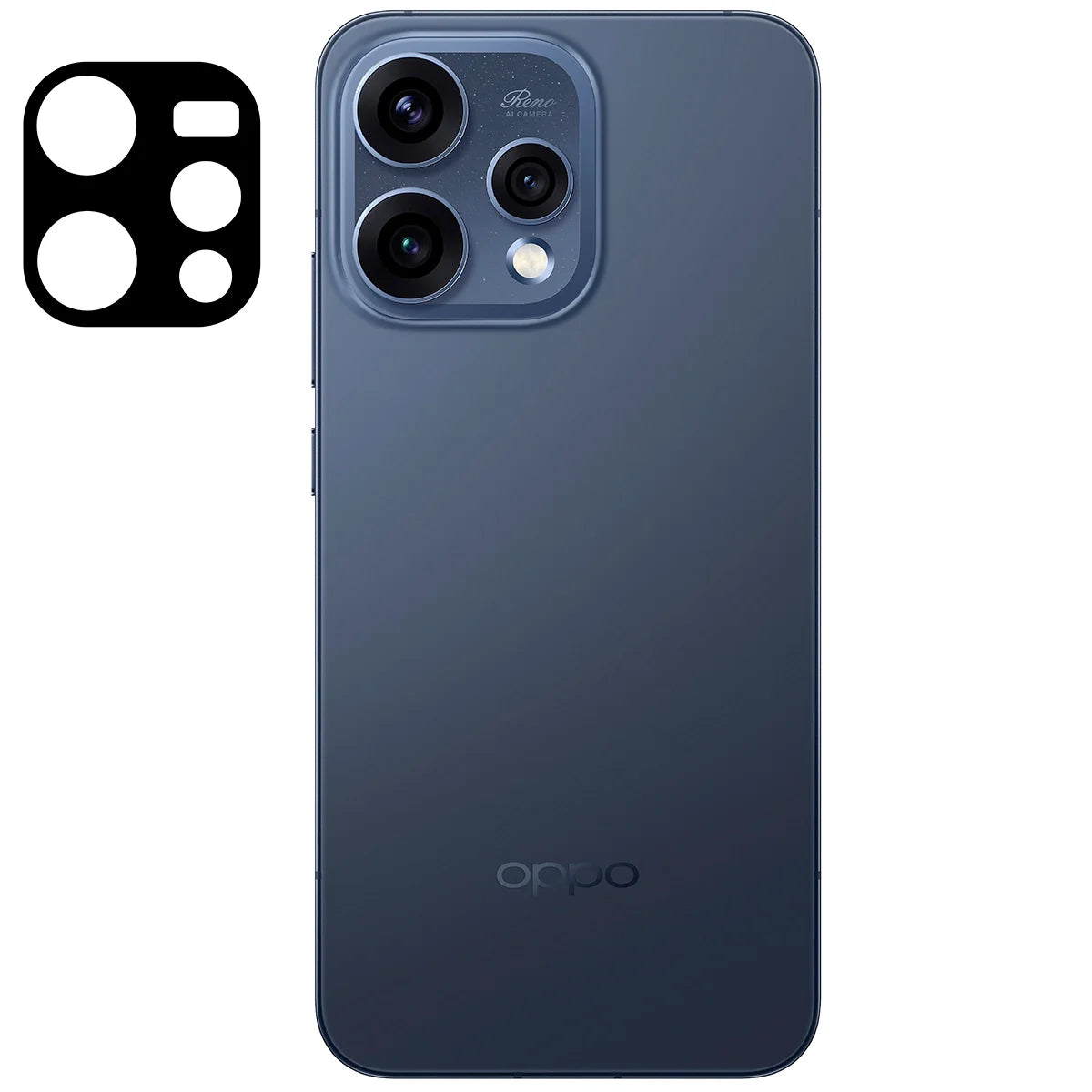 Gehärtetes Glas für die Kamera für Oppo Reno 15, Bizon Glass Lens, 2 Stück