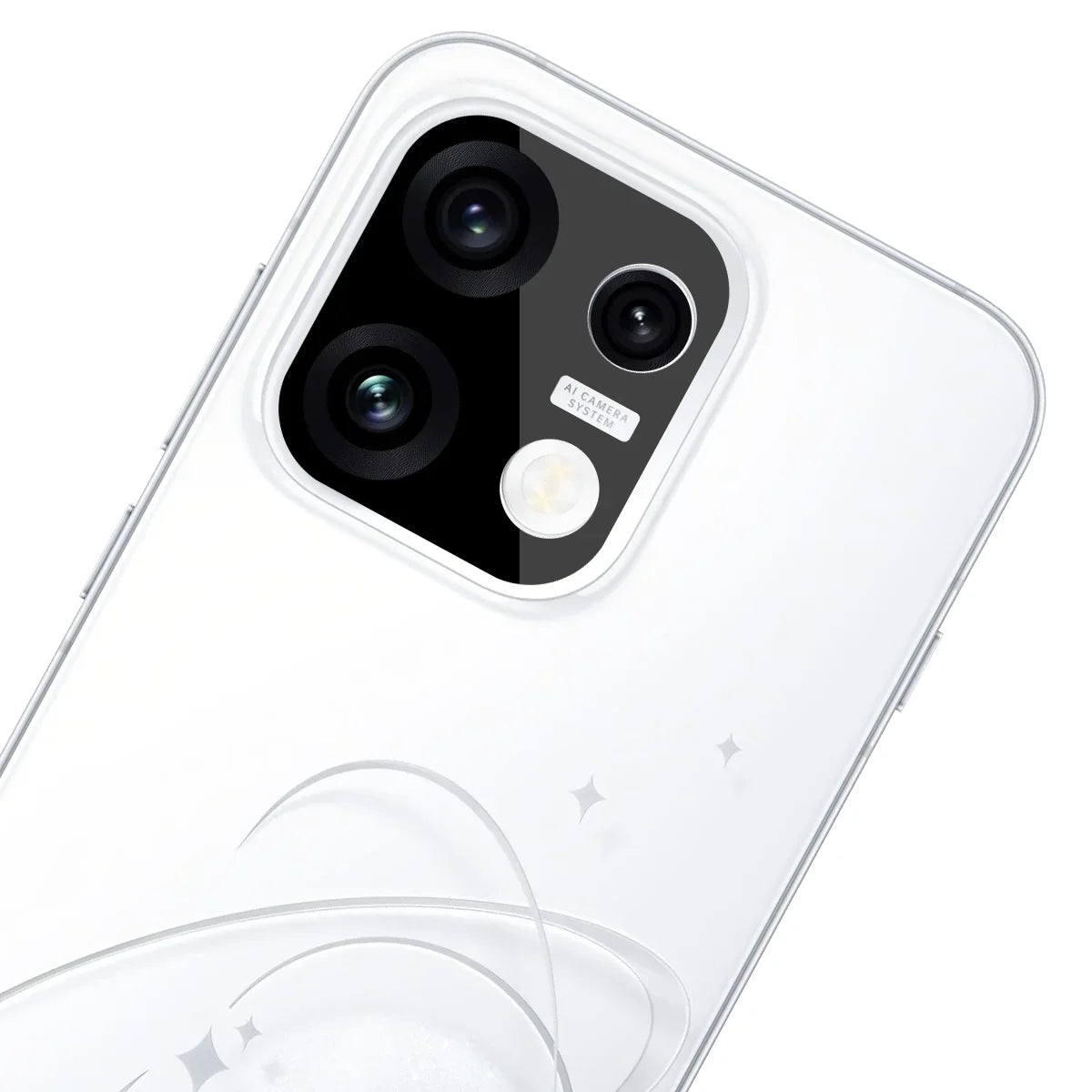 Gehärtetes Glas für die Kamera für Oppo Reno16 F / Reno16 FS, Bizon Glass Lens, 2 Stück (4/5)