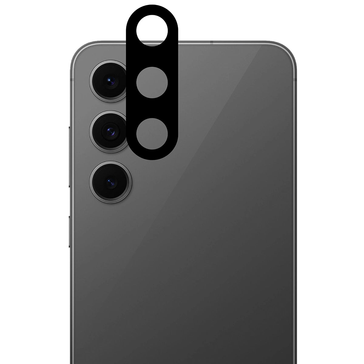 Gehärtetes Glas für die Kamera für Galaxy S24 FE, Bizon Glass Silk Lens, 2 Stück