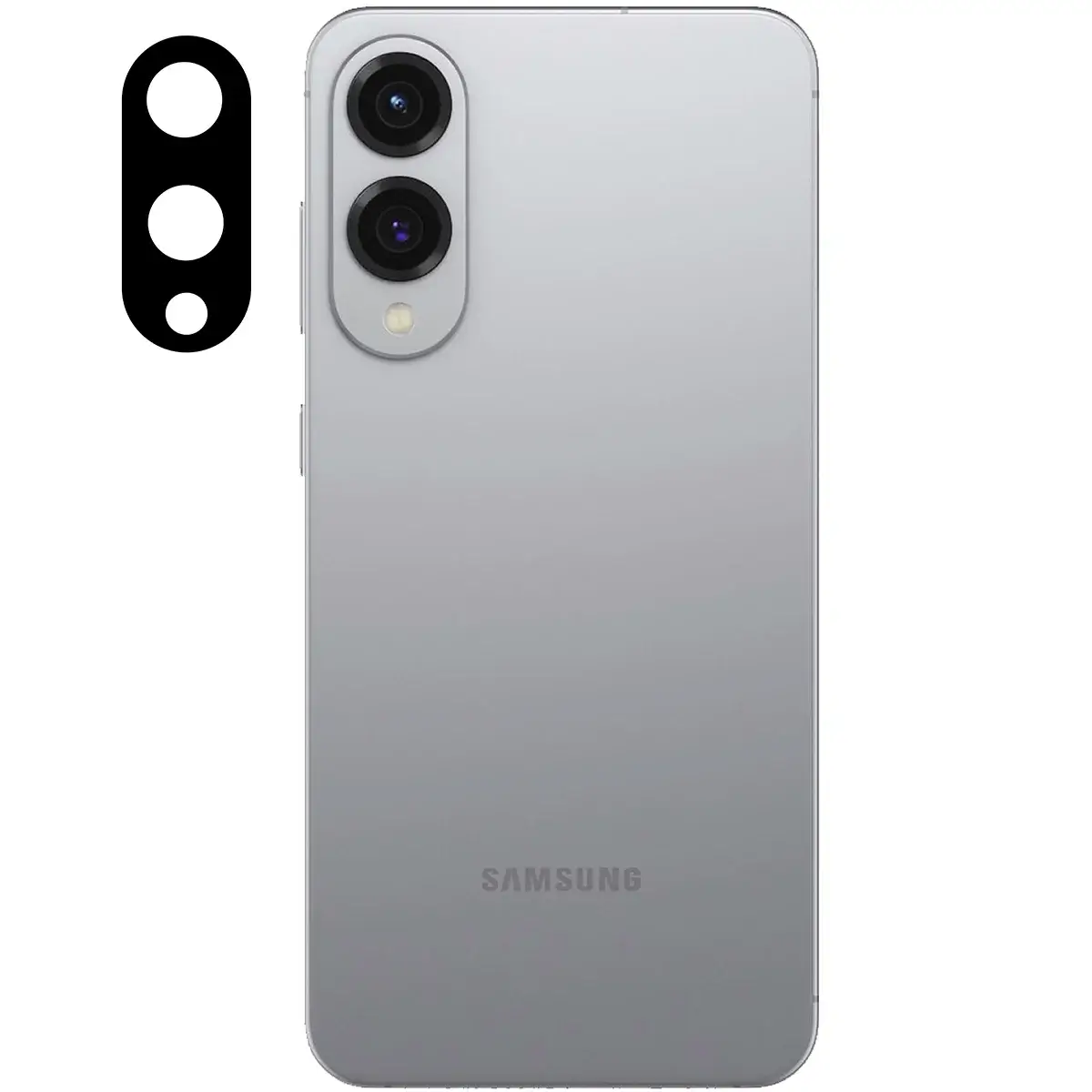 Gehärtetes Glas für die Kamera für Galaxy S25 Edge, Bizon Glass Silk Lens, 2 Stück