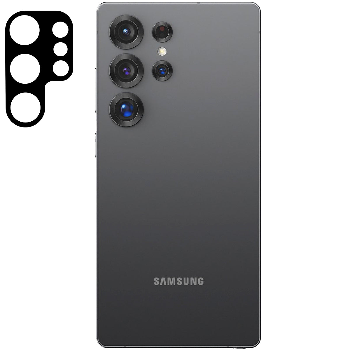 Gehärtetes Glas für die Kamera für Galaxy S25 Ultra, Bizon Glass Silk Lens, 2 Stück