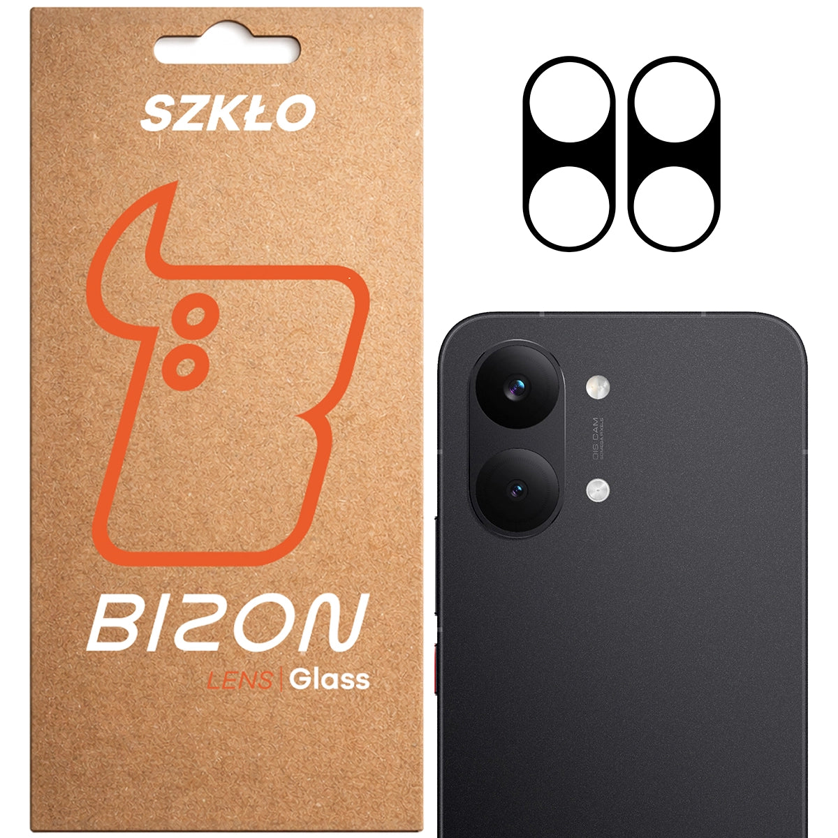 Gehärtetes Glas für die Kamera für Xiaomi POCO X8 Pro Max, Bizon Glass Lens, 2 Stück
