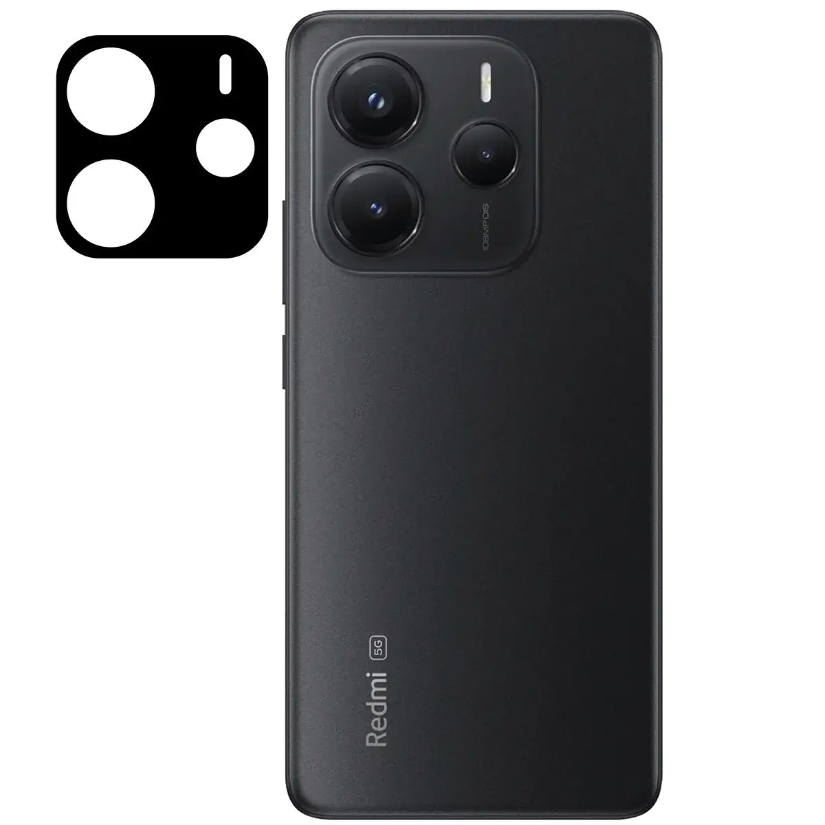 Gehärtetes Glas für die Kamera für Xiaomi Redmi Note 14 5G, Bizon Glass Silk Lens, 2 Stück